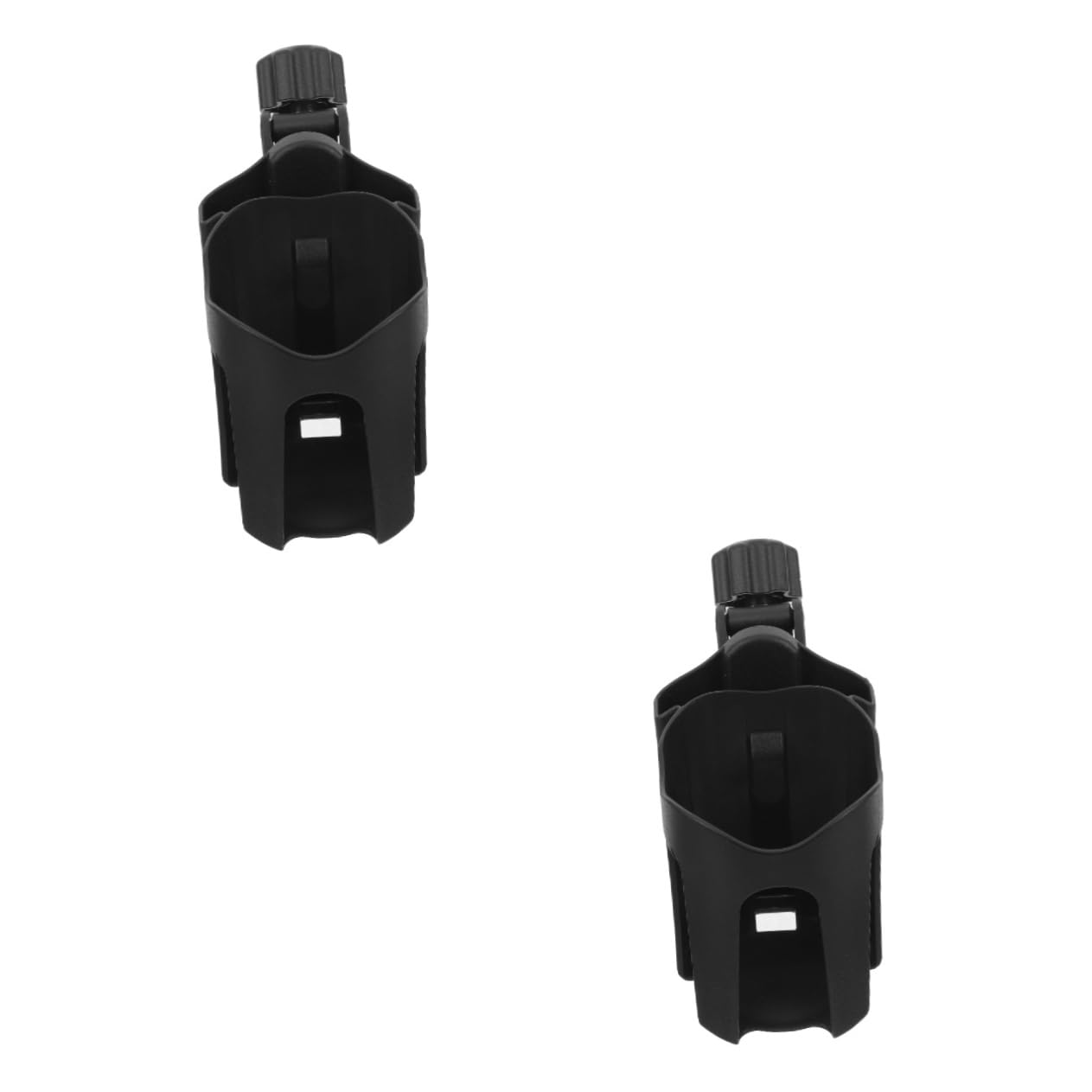 HAWILLOSCH 2pcs Adjustable Stroller Cup Holder Wheelchair Drink Holder for Car Mobile Phone Sturdy Safe for Bottles