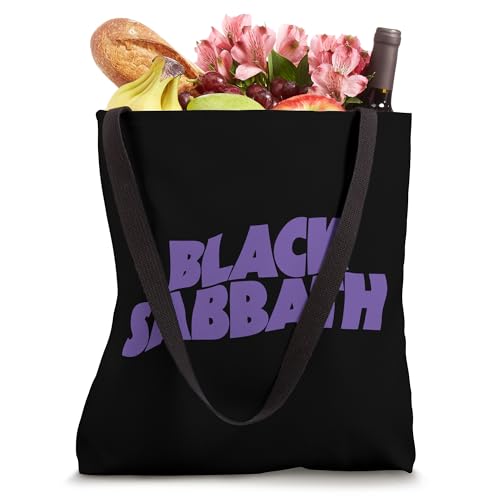 Bolsa Tote Black Sabbath Logo Morado miniatura 4