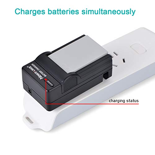 Newmowa En-El5 Replacement Battery (2-Pack) And Charger Kit For Nikon En-El5 Coolpix P530, P520, P510, P100, P500, P5100, P5000, P6000, P90, P80 Cameras #TOP3