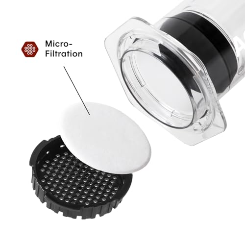 Image of AeroPress Clear XL Coffee Press, French Press, Pour-Over & Espresso Style | All-in-One Large Manual Brewer, 2 Min Brew for Less Bitterness, More Flavor, Portable Coffee Maker, Travel & Camping