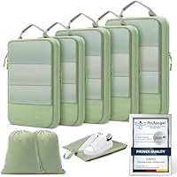 Compressieverpakkingskubussen voor rugzak, 8 stuks reisverpakkingskubussen voor koffers, waterdichte kofferorganizer, tassen, reisbenodigdheden (blauw