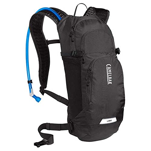 CamelBak Mochila de Hidratación Lobo para Mujer de 9l con Depósito de 2l, Unisex Adulto, CARBÓN/Negro