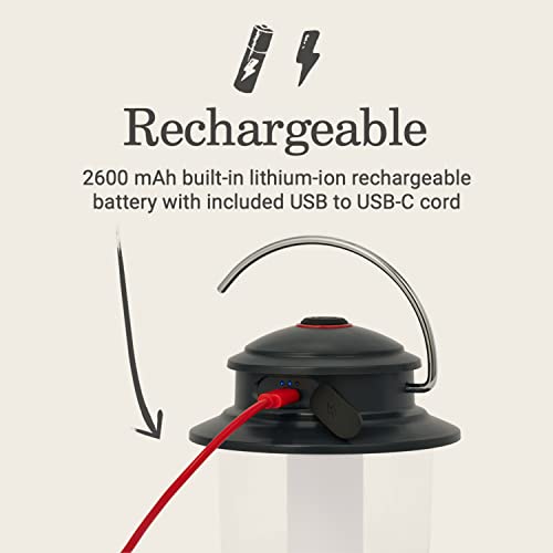 Coleman Classic Rechargeable 800L LED Lantern, Impact & Water-Resistant Lantern with Carabiner Handle & Charging Ports, Great for Camping, Power Outage, Emergencies, & More - image 3
