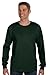 Hanes Men's Tagless Long Sleeve T-Shirt with a Pocket - Large - Deep Forest