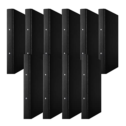 DONAU 3732001PL-01 Ringbuch Schwarz | 2-O-Ring-Mechanik 20mm DIN...