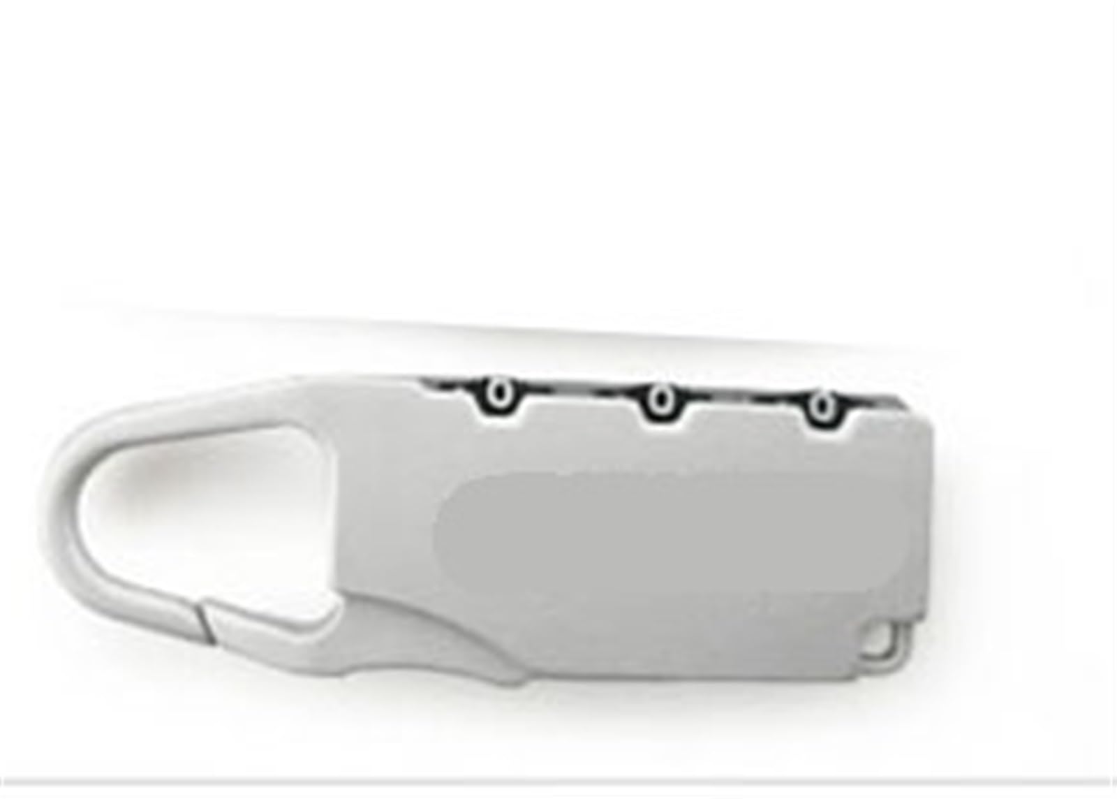 Codice combinazione in lega Password Numero Blocco Bagagli Valigie Portagioie Borsa con cerniera Zaino Borsa Cassetto Gabinetto Lucchetto 1 pezzo(White)