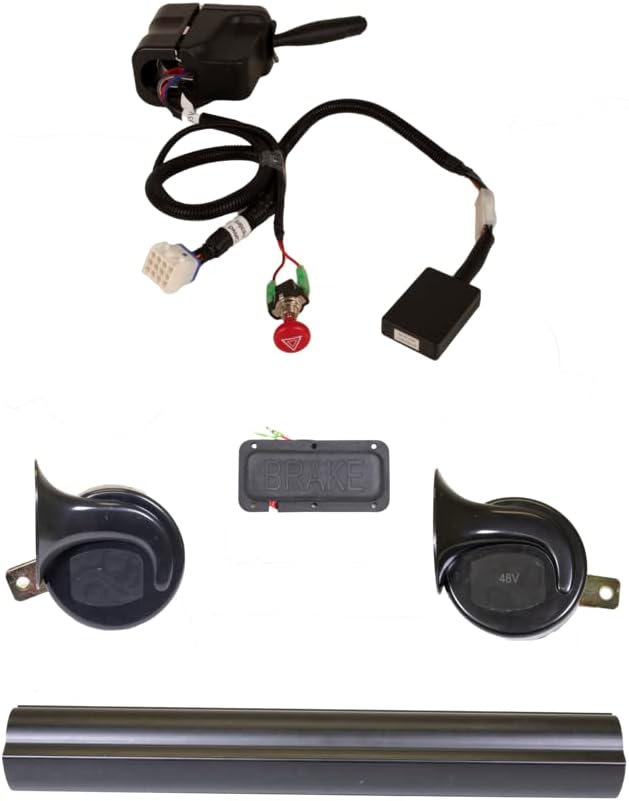 PROFX Turn Signal, Brake Light, and Horn Street Legal Upgrade Kit LED Light Kits (Fits Club Car Precedent)