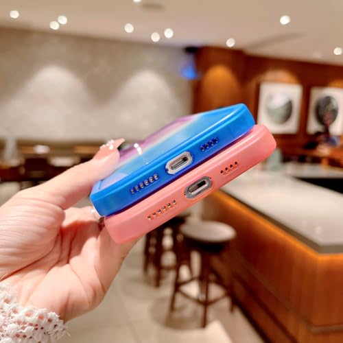 Coque iPhone 16 Plus TPU souple transparent dégradé couleur avec film protection arrière
