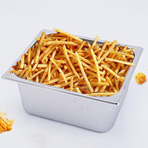 Gas Friteuse Kommerzielle Fritteuse Edelstahl Fritteuse, 10L/20L Gas Fritteuse,mit Frittierkorb und Deckel,Für Restaurant Home für Brathähnchen und Pomm,DoubleCylinder – Bild 6