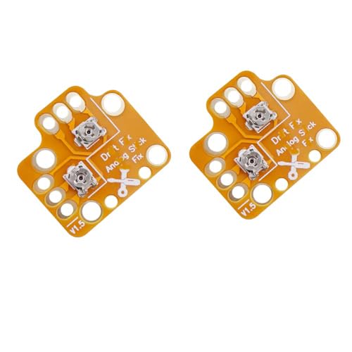 Image of 2 x Analog Stick Drift Fix Mod Handle Rocker Adjusting Plate Game Handle Joystick Drift Repair Board for PS4 PS5 Xbox One Xbox Series X S Controller (Orange)