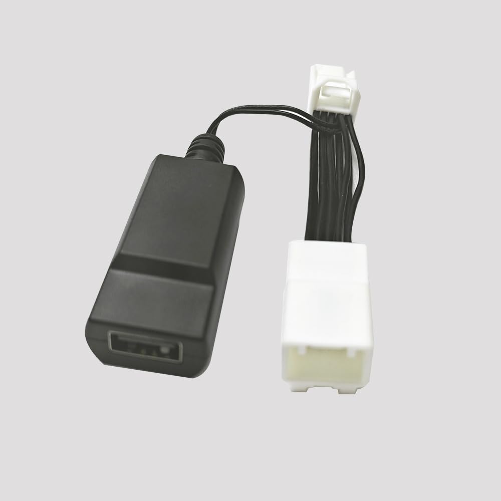 Dashcam Power Adapter Cable, Compatible for Toyota for Lexus for Subaru Models, 10-Pin Connector, Rearview Mirror Installation (Model A)