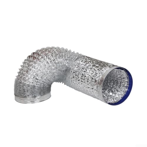 Manguera de ventilación telescópica de aluminio de 80200 mm para extractor de campana extractora y distribución de aire HVAC (100 mm)