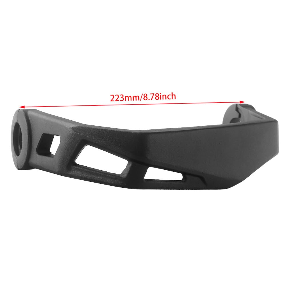 Shkalacar Protege Main Moto, 2 pièces Protège-Mains de Moto en Aluminium, Kit d'accessoires compatibles avec Ryker 600 900 SportRally Tous Les modèles