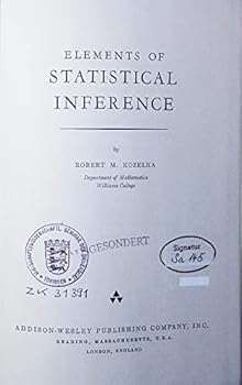 Hardcover Elements of Statistical Inference Book