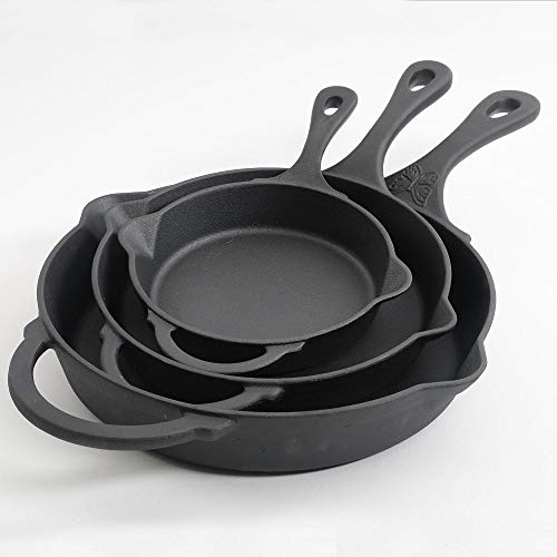 The Pioneer Woman Timeless Cast Iron 3-Piece Set, 6