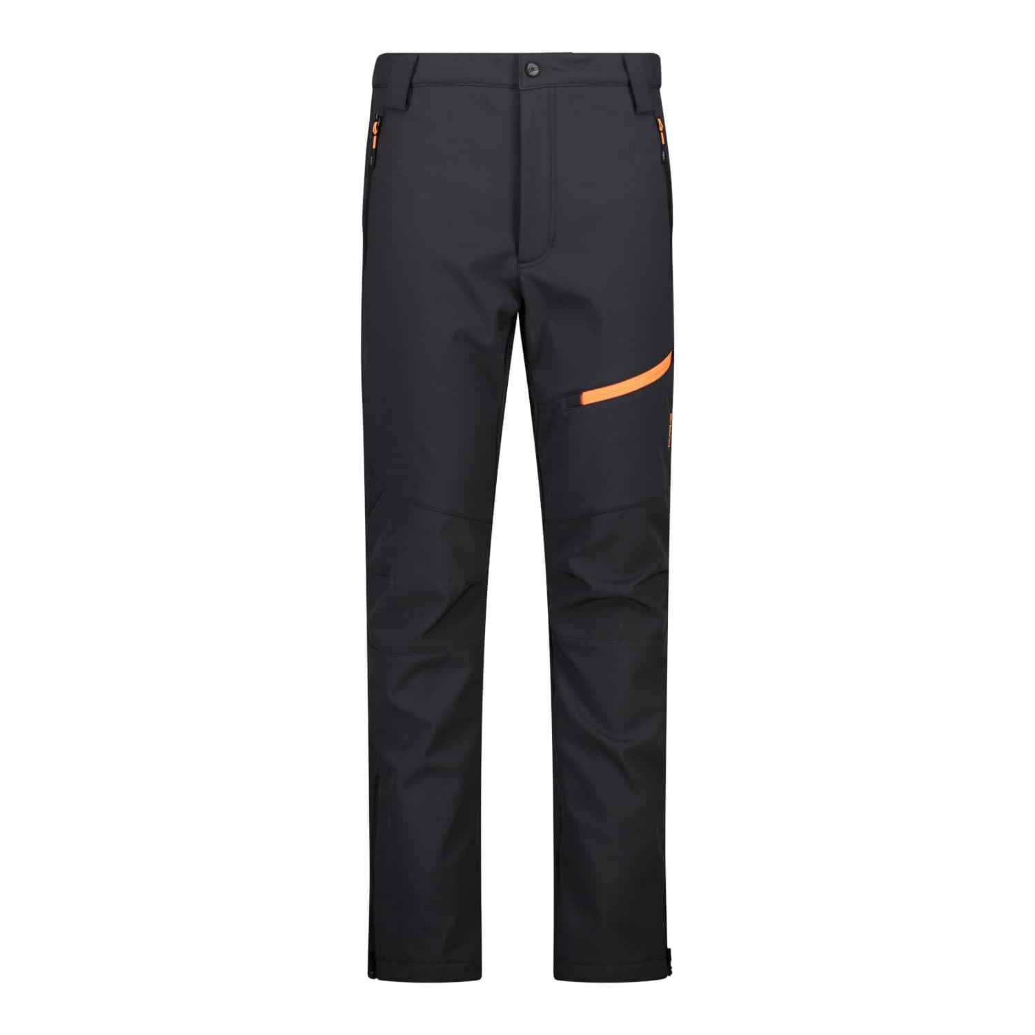 Cmp 10Up Men's Softshell Trousers, Anthracite-Burgundy, 56, Anthracite Burgundy Size 48