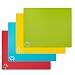 STGA Cutting Board Mats, Food Grade Plastic Kitchen Cutting Mat With Food Icons, Set of 4 (15''×12'')