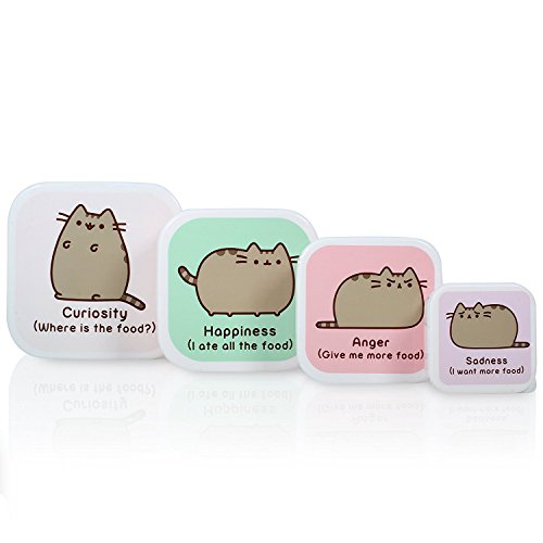 Thumbs Up Pusheen-Snack Box Set, Multi, 12 x 12 x 5.5 cm