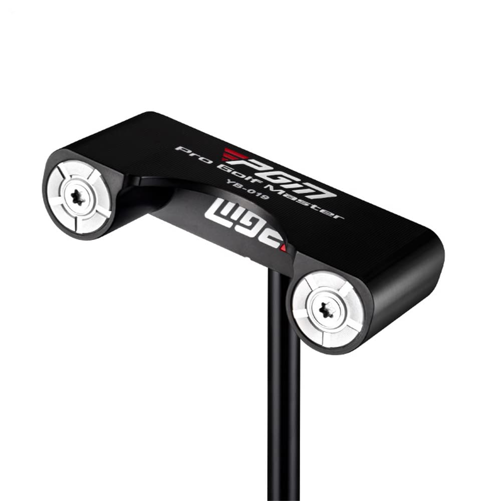 Putter de club de golf profesional con cubrecabezas, putters Golf de pie diestros Mango grafito para hombre y mujer con retículo Putting preciso (Putter de Golf con Tapa)