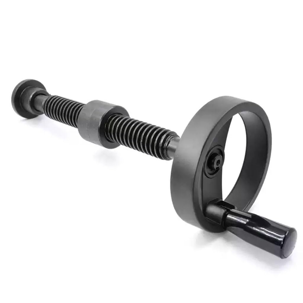 T30 Trapezgewindespindel-Satz mit 160 mm Handrad, 250 mm 280 300 350 400 450 500 mm lange T-Schraube mit Handantrieb, 1 Satz(T30x500 (160mm Handwheel))