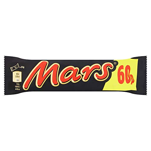 Mars Milk Chocolate With Soft Nougat Chocolate Bar - Pack Of 48 X 51G