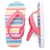 tombik Toddler Flip Flops Water Sandals Slides, Toddler Summer Water Shoes for Beach/Pool Rainbow...