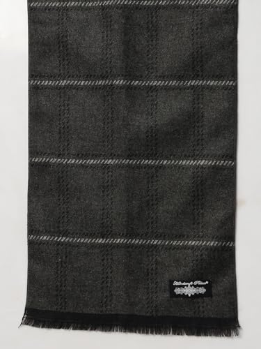 Image of Ravaiyaa - Attitude is everything Men's Reversible Stripe Pattern Winter Wool Scarf, Muffler 72 inchx12 inch Inch