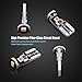SIR IUS LED N3 194 LED Bulbs Extremely Bright 3030 Chipset for Car truck Interior Dome Map Door Courtesy Marker License Plate Lights Compact Wedge T10 168 2825 Amber Orange Yellow Pack of 10