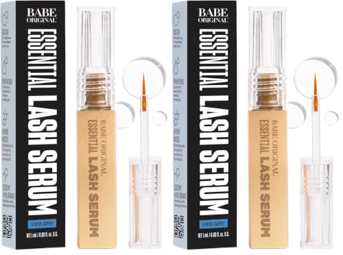 Image of Babe Original Lash Serum - Fuller & Longer Looking Eyelashes, Advanced Lash Enhancing Treatment for Natural Lashes, Extensions & Eyebrows, Vegan & Cruelty-Free