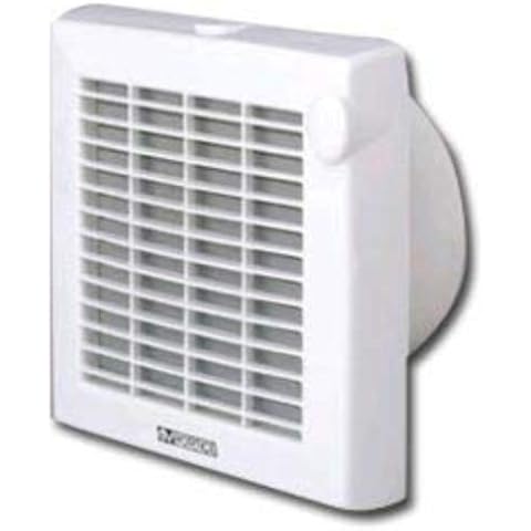 Vortice 11222 Kleinraumventilator, Automatische Innenklappe, 90 Grad Umlenkung, 10 cm Rohranschluss, Punto,M 100/4 Cover