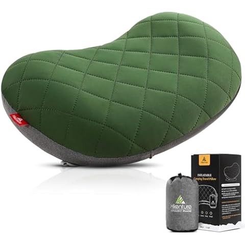 HIKENTURE Ultralight Inflatable Camping Pillow Cover