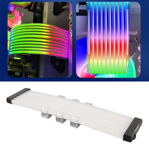 Cable ARGB de 5V 3 pines Ejoyous de silicona TPE flexible de alta durabilidad para PC 5