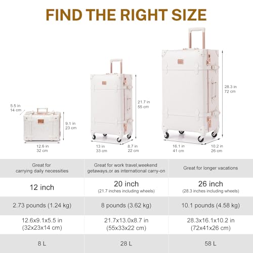 Luxury Leather Travel Luggage Set