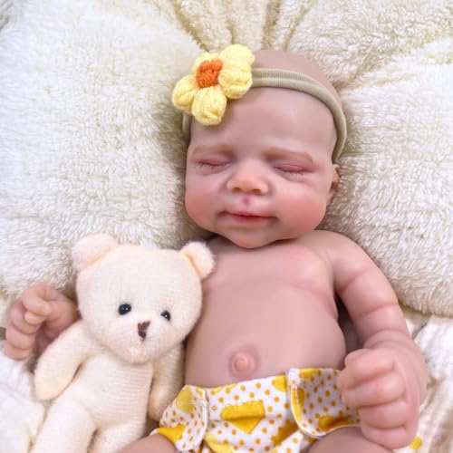 Muñeca Reborn Realista de Silicona 12 Pulgadas Lavable miniatura 6