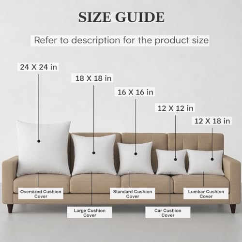 Image of RD TREND Cushion Cover Set of 2, Decorative Sofa Living Room Home Square Cushion Covers 24 Inch x 24 Inch, Aesthetic Corduroy Striped Double Sided (Green)