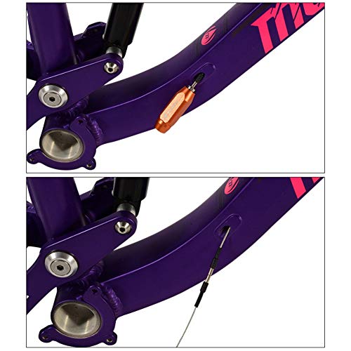 Coherny Bicycle Internal Cable Routing Tool For Bicycle Frame Shift Hydraulic Wire Shifter Inner Cable Guide Install Cycling Accessories (Orange) #TOP4