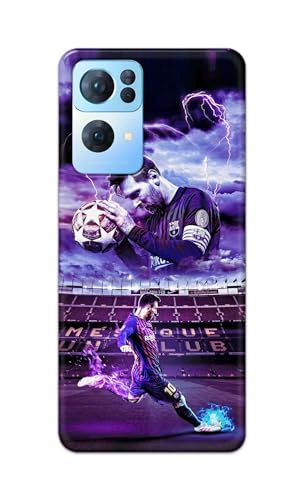 Image of Printed Hard Back Cover Case for Oppo Reno7 Pro 5G | Oppo Reno 7 Pro 5G Back Cover (Famous Football Player) -1111