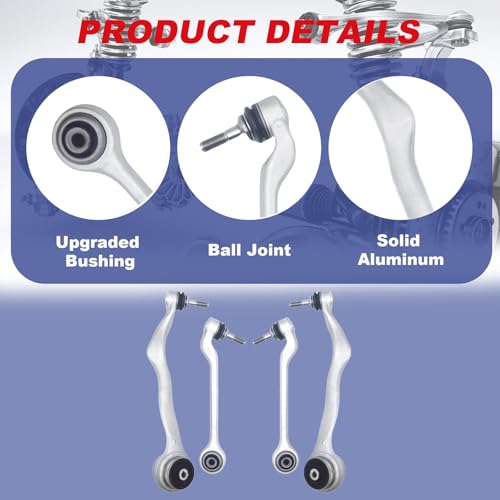 Heyhap 8pcs Front F30 Suspension Kit Lower Control Arm with Ball Joint Assembly for BMW (RWD) 2012-2017 228i 230i 320i 328d 328i 330e 330i 335i 340i 428i 430i 435i ActiveHybrid 3 by HEYHAP - Used condition - Image 4