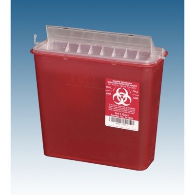 PLA142020 - Plasti-products Inc Sharps Containers By Plasti-Products,Clear,5 Quart