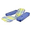 Poolmaster Caribbean Retro Floating Chaise Pool Lounge Chair for Adults, Plaid