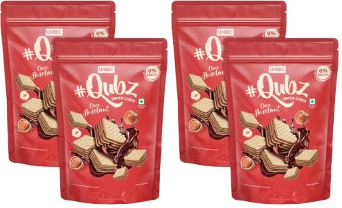 Image of Unibic Wafer Qubz Hazelnut 240gm (Pack of 2)