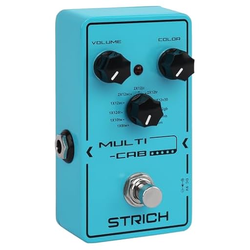 STRICH MULTI-CAB - Pedal digital de simulación de gabinete de 11 modos para guitarra eléctrica, mini unidad compacta, bypass verdadero, 3 perillas de control, volumen, tono, Azul bebé | Ya disponible en tu tienda friki favorita! En mundofriki.es! STRICH MULTI-CAB - Pedal digital de simulación de gabinete de 11 modos para guitarra eléctrica, mini unidad compacta, bypass verdadero, 3 perillas de control, volumen, tono, Azul bebé | Ya disponible en tu tienda friki favorita! En mundofriki.es!