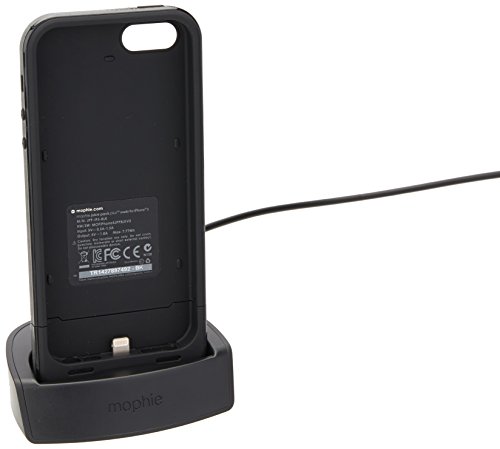 Mophie Juice Pack Plus Battery Case with Dock Bundle for iPhone 5/5S/SE - Black