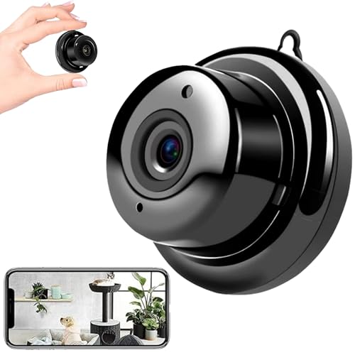 Image of Full HD 1080P Mini Wi-Fi IP Wireless Camera, Panoramic Mini Lenc Full HD Live Recording Motion Detection Two Way Communication Supports Upto 64 GB Card IP Camera (K-804) (Maa Bacha)