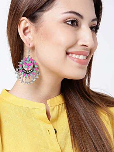 Afghan Style Oxidised Earrings for Women