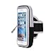 JULAM SWEET-366 Sports Armband for iPhone 7/6S/6 Plus/Samsung Galaxy S8/S7/S6/S5 Edge Plus Cell Phone Case, Sweat Proof Adjustable Running Arm Bag Zipper Pouch with Key Holder Wallet Card Slot - Black