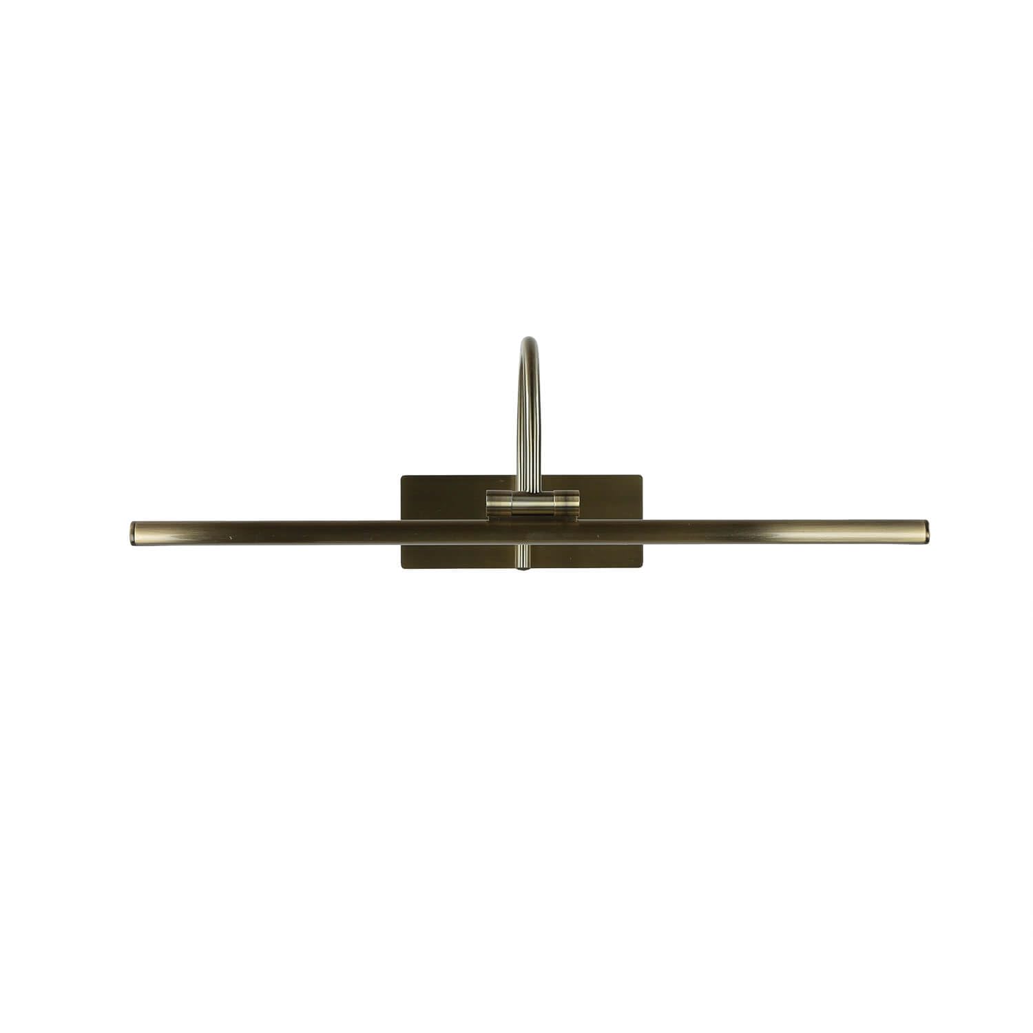Lámpara LED para cuadros XL de metal en latón antiguo ancho: 45 cm lámpara de espejo clásica orientable para pasillo baño salón dormitorio lámpara de pared lámpara para cuadros