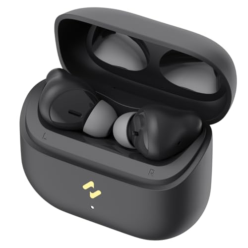 Image of HAVIT TW982 Earbuds with ENC Noise Cancellation, Spatial Audio Effect, 33H Playtime, Bluetooth 5.4 Wireless ANC Buds, Deep Bass Stereo Sound, IPX4 Waterproof, Best Calling Earphone Black