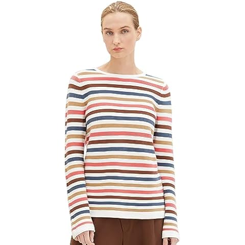 TOM TAILOR Women's Organic Cotton Sweater Cover