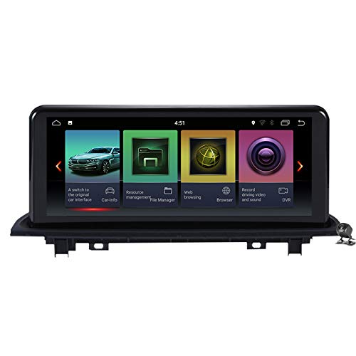 Qualcomm Android 10 Autoradio GPS Navigation für BMW X1 F48 2016~2018 mit 10.25" Zoll Touchscreen Eingebaut Wireless CarPlay DSP Unterstützt